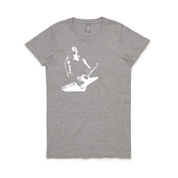 Eet Fuk White Print - Women's Maple Tee Thumbnail