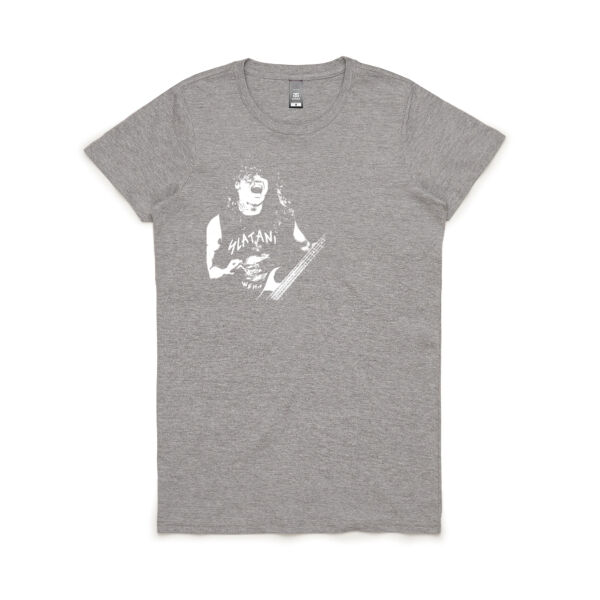 Young Tom White Print - Women's Maple Tee Thumbnail